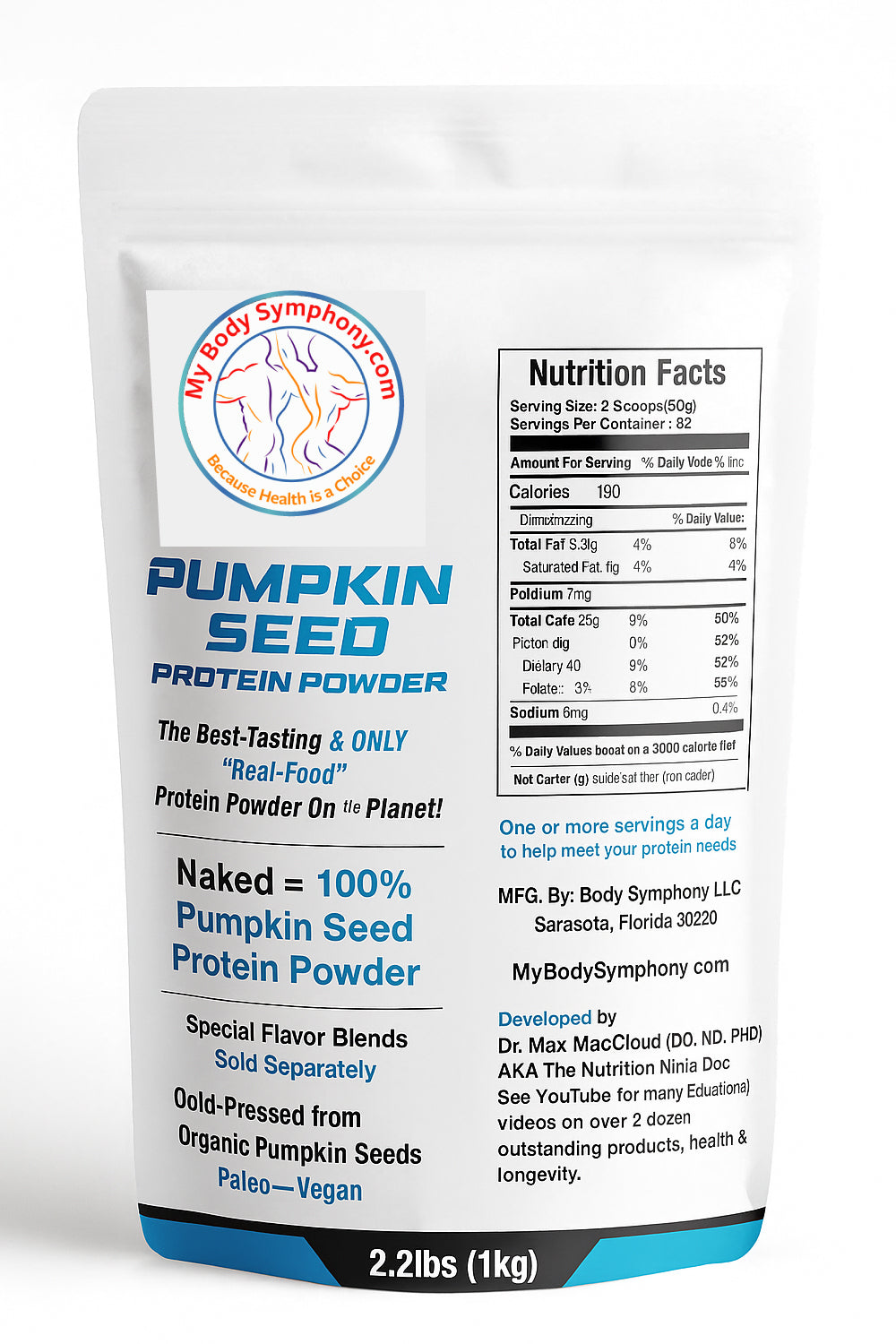 Organic Pumpkin Seed Protein Powder