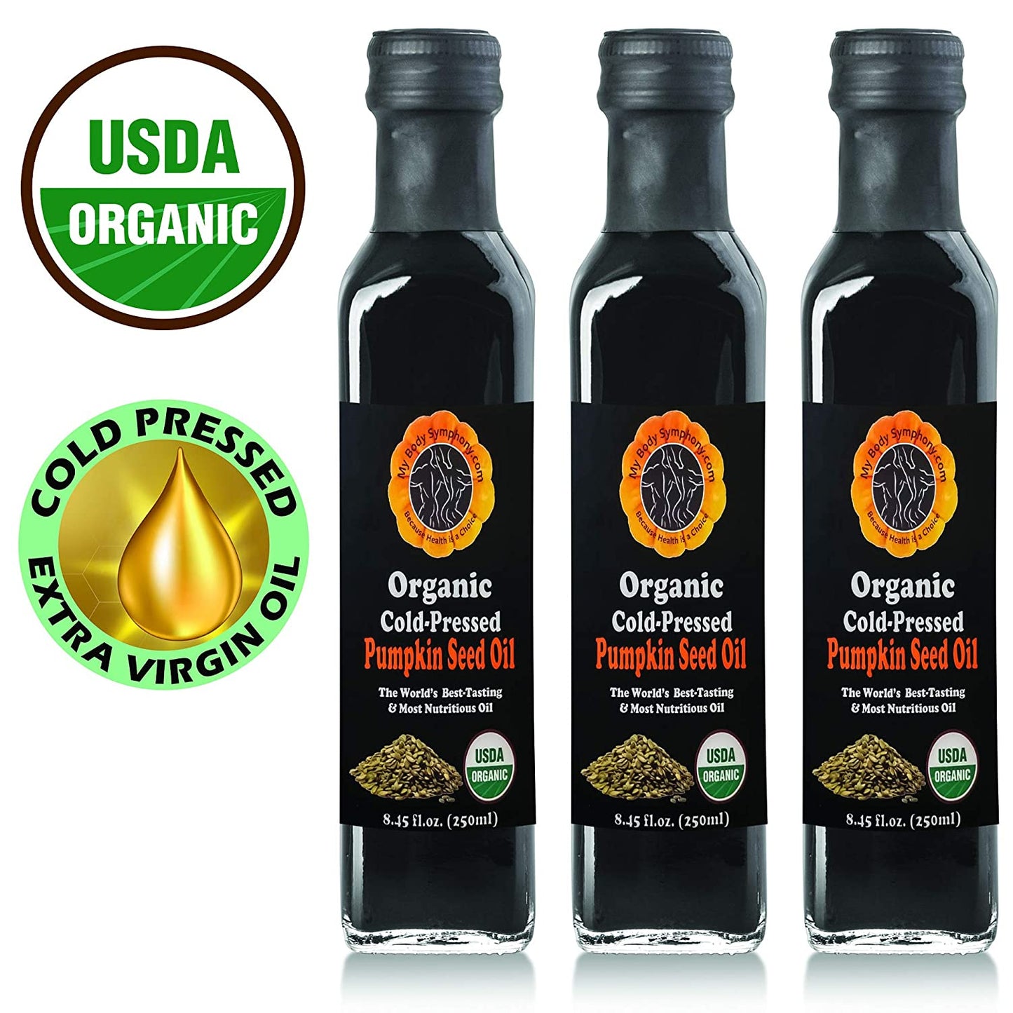 Organic Cold Pressed Pumpkin Seed Oil