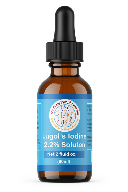 Lugol's Iodine Solution 2.2% | 2oz dropper bottle