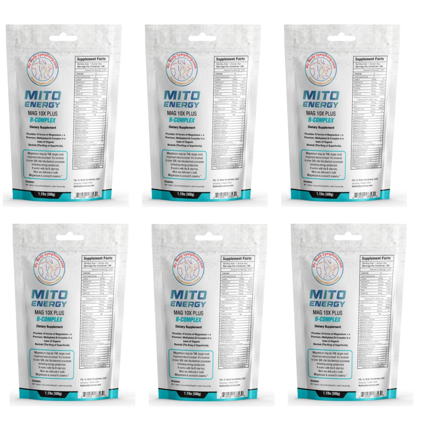Mito-Energy+ | Mag 10X Plus B-Complex | Electrolyte+