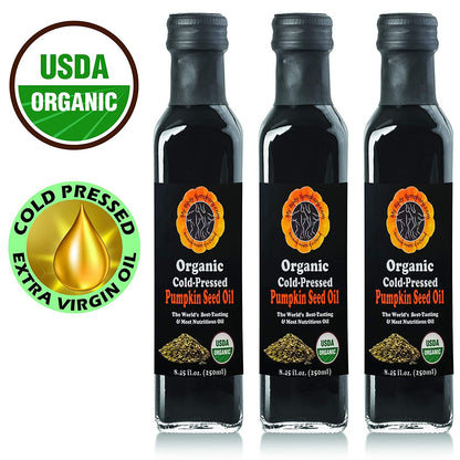 Organic Cold Pressed Pumpkin Seed Oil