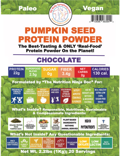 Organic Pumpkin Seed Protein Powder | Paleo, Vegan, Gluten-Free