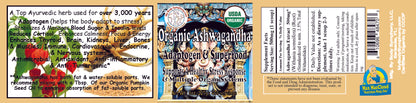 Organic Ashwagandha Powder 8oz - A Top Ayurvedic Adaptogen