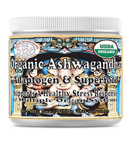 Organic Ashwagandha Powder 8oz - A Top Ayurvedic Adaptogen