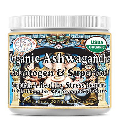 Organic Ashwagandha Powder 8oz - A Top Ayurvedic Adaptogen