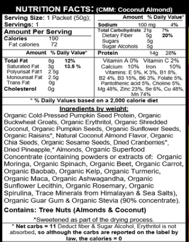 Complete Meal Mix: Superfoods + Protein | 10 Single Serving Packets