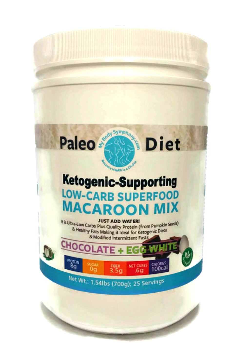 Superfood Macaroon Mix - Chocolate + Egg Whites