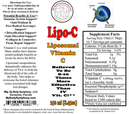 LIPO-C (Phospholipid Liposome-Encapsulated Vitamin C)