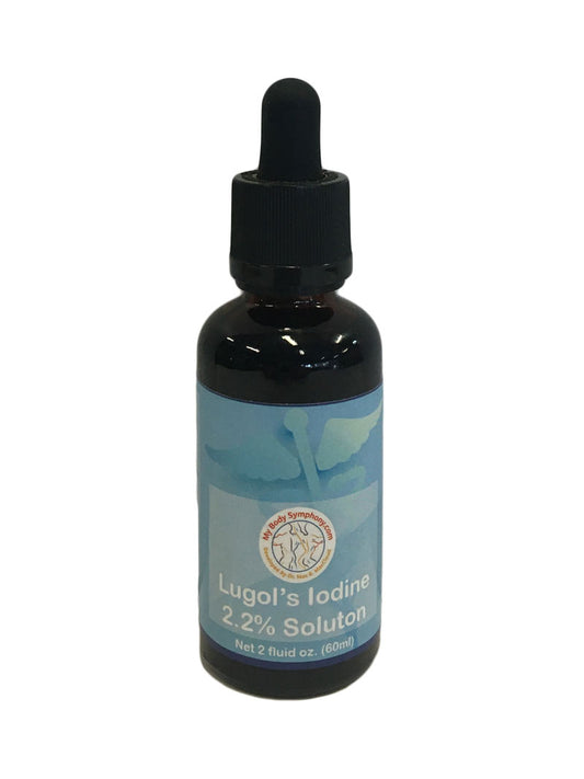 Lugol's Iodine Solution 2.2% | 2oz dropper bottle
