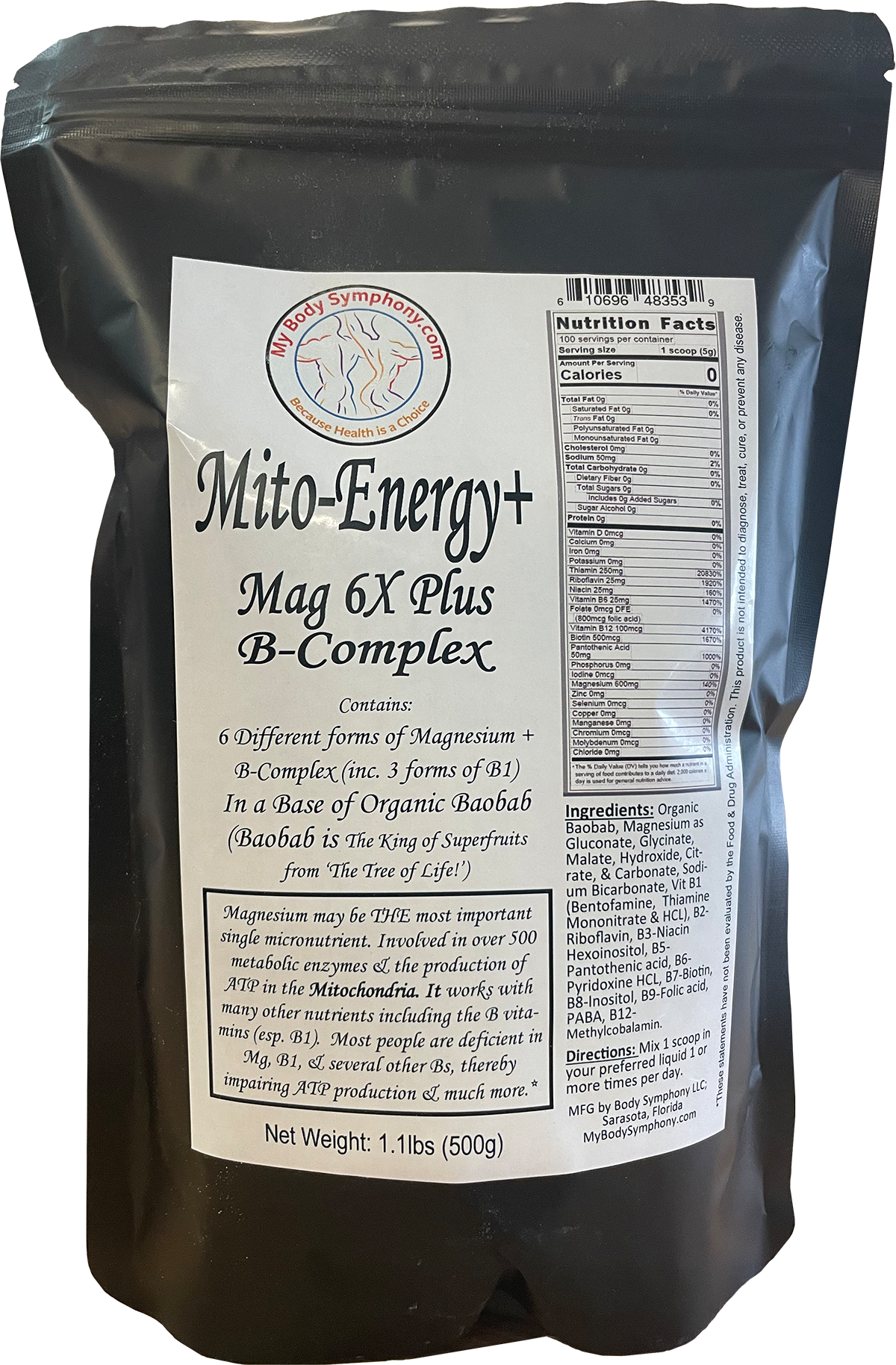 Mito-Energy+ | Mag 10X Plus B-Complex *NEW*