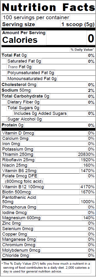 Mito-Energy+ | Mag 10X Plus B-Complex *NEW*
