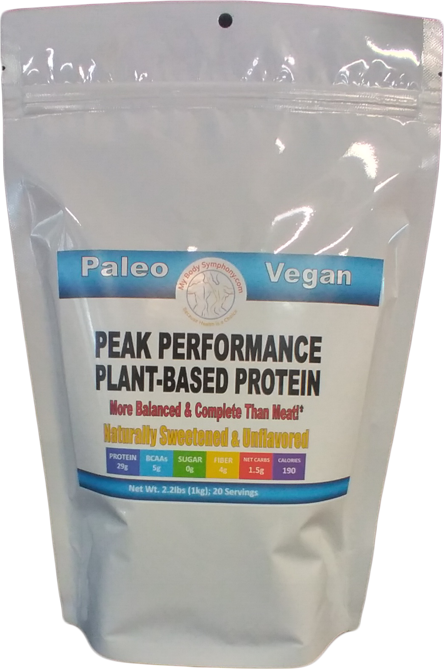Peak Performance Plant-Based Protein - Vegan | Naturally Sweetened & Unflavored