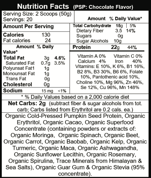 Organic Pumpkin Seed Protein Powder | Paleo, Vegan, Gluten-Free