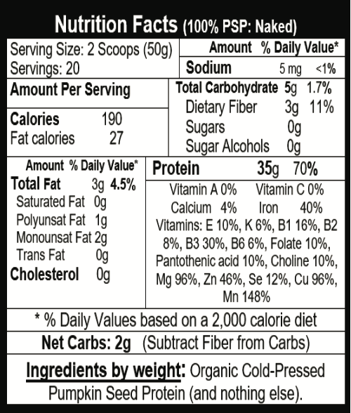 Organic Pumpkin Seed Protein Powder | 6 Single Serving Sampler