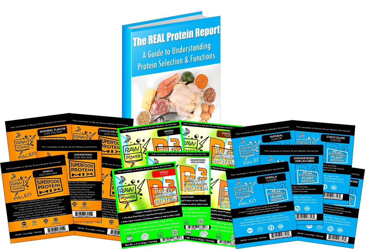The Real Protein Report Plus 15 Single Serving Packets of The Best Protein Powders on the Planet!