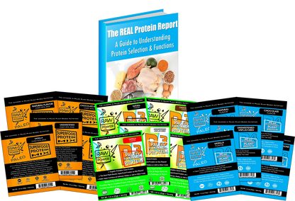 The Real Protein Report Plus 15 Single Serving Packets of The Best Protein Powders on the Planet!