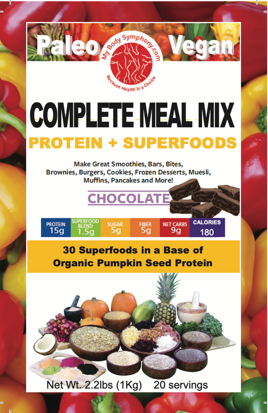 Complete Meal Mix: Superfoods + Protein | 10 Single Serving Packets