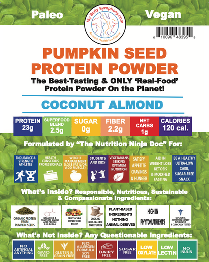 Organic Pumpkin Seed Protein Powder | 10 Single Serving Packets