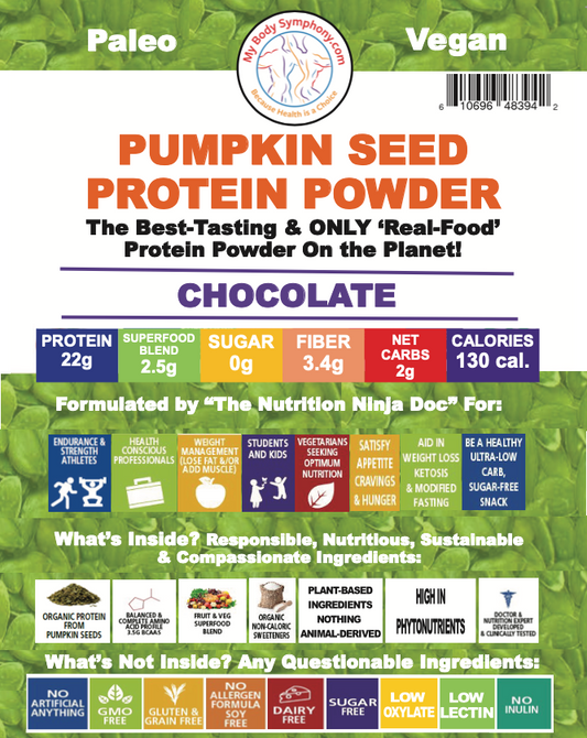 Organic Pumpkin Seed Protein Powder | 6 Single Serving Sampler