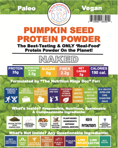 Organic Pumpkin Seed Protein Powder | 6 Single Serving Sampler