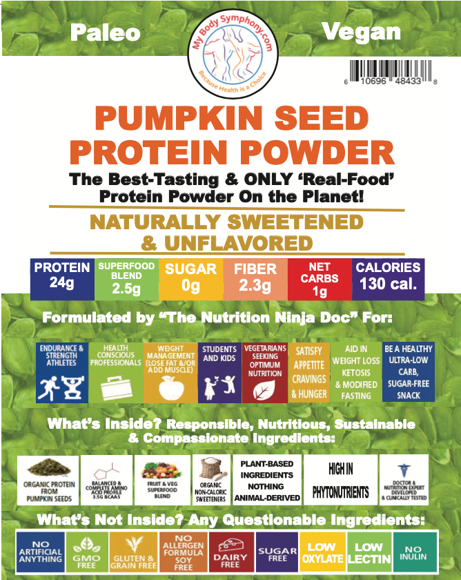 Organic Pumpkin Seed Protein Powder | 10 Single Serving Packets