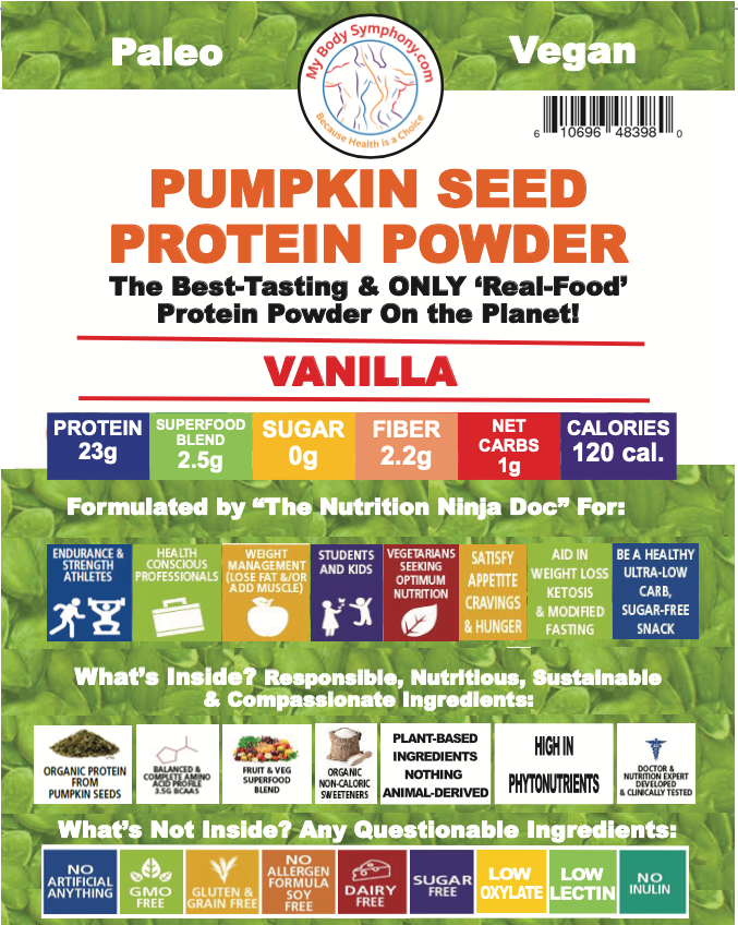 Organic Pumpkin Seed Protein Powder | 6 Single Serving Sampler