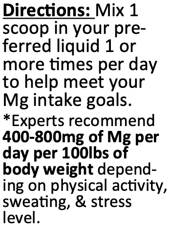 Mag-10X | Next Generation Magnesium Drink Mix! *NEW*