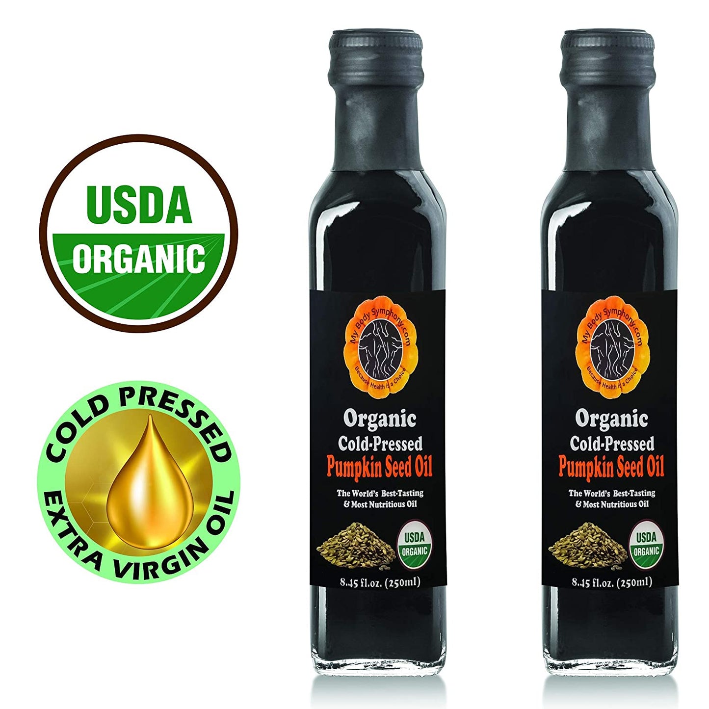 Organic Cold Pressed Pumpkin Seed Oil